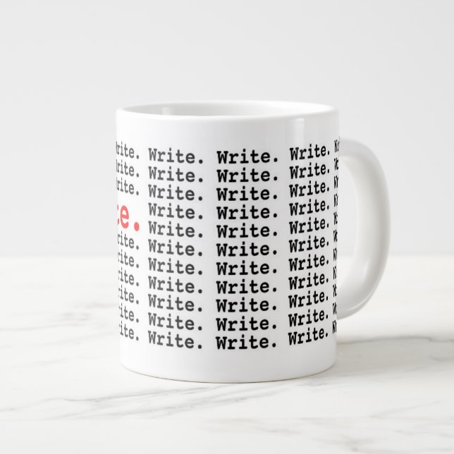 De Café Grande Taza ENORME del escritor (Derecha)