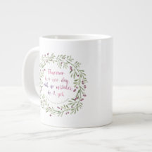 Taza enorme - está mañana un nuevo día…