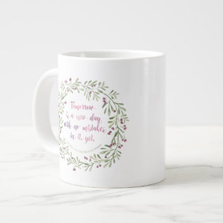 De Café Grande Taza enorme - está mañana un nuevo día…