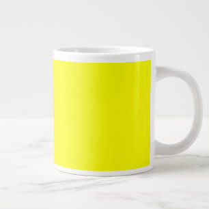 De Café Grande Taza gigante amarilla