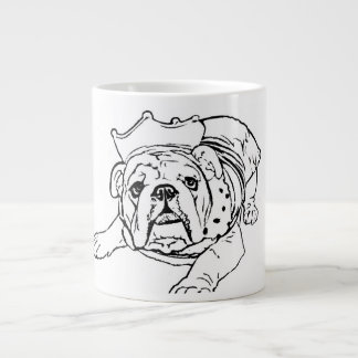 De Café Grande Taza inglesa del bulldog