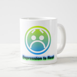 De Café Grande Taza Jumbo Depresión