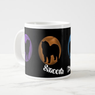 De Café Grande Taza lisa del perro chino