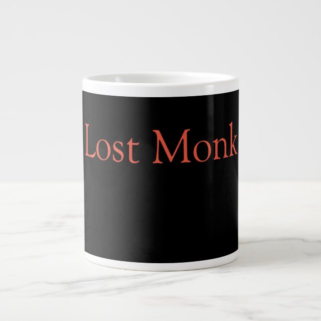 De Café Grande Taza perdida del monje (Frente)