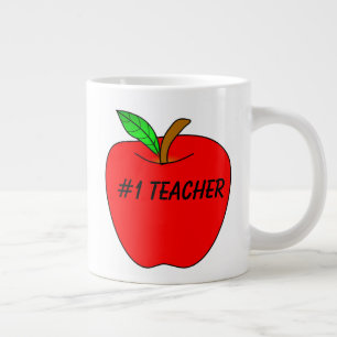De Café Grande Taza personalizada del profesor #1