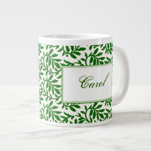 De Café Grande Taza personalizada hiedra verde