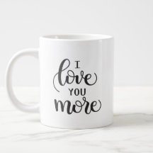 Te amo más - taza a juego