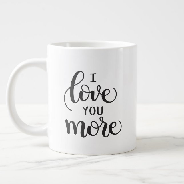 De Café Grande Te amo más - taza a juego (Izquierda)