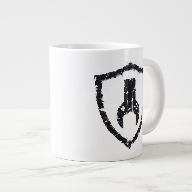 De Café Grande TGM salpicó la taza del escudo (oscura) (Derecha)