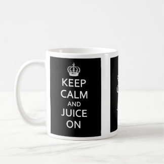 De Café ¡Guarde la calma y el jugo encendido! Taza