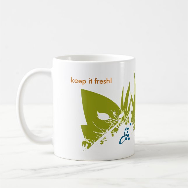 De Café guárdelo taza grande fresca (Izquierda)