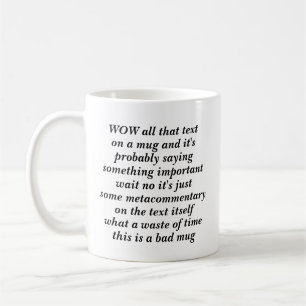 De Café guau esta taza habla sí mismo y es malo
