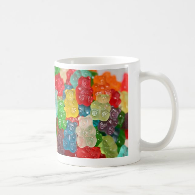De Café Gusano gomoso y taza gomosa del oso (Derecha)