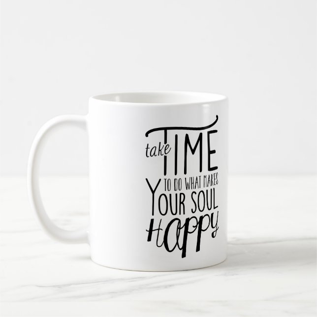 De Café Haga su alma la taza feliz (Izquierda)