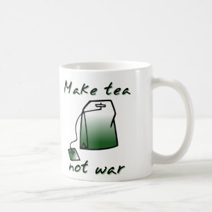 De Café Haz Té No Guerra Taza Divertida Humor