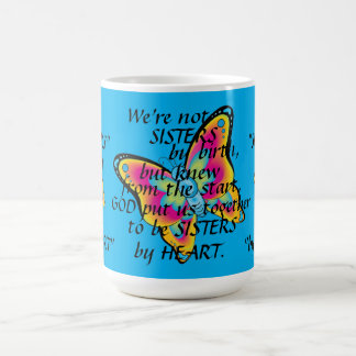 DE CAFÉ "HERMANAS TAZA Y MARIPOSAS DEL CORAZÓN"