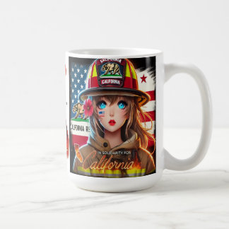 DE CAFÉ HERMOSA TAZA EN SOLIDARIDAD CON CALIFORNIA