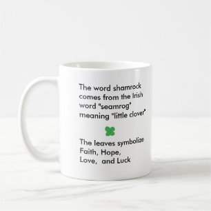 De Café Historia del trébol - taza