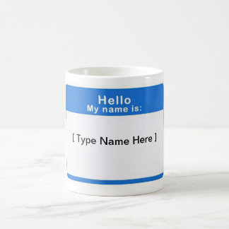 De Café Hola mi nombre es taza