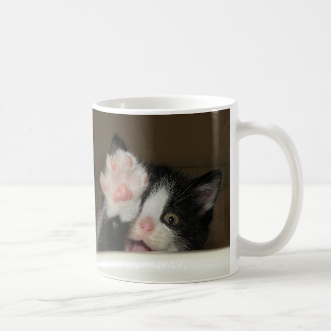 De Café "Hola!" taza del gatito (Derecha)