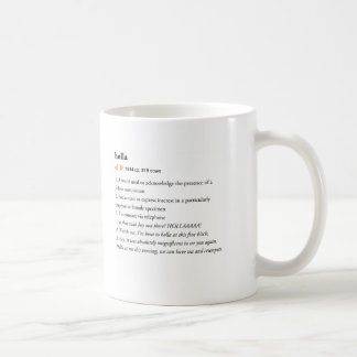 De Café holla - taza urbana del diccionario