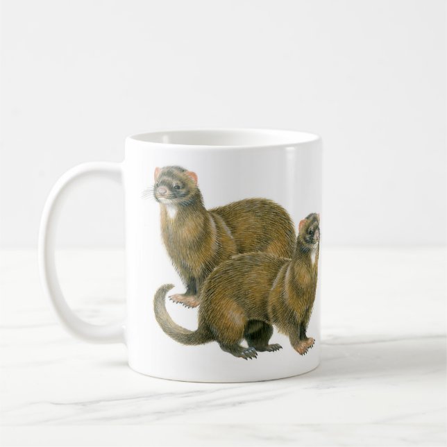 De Café Hurón, taza del regalo del Polecat (Izquierda)