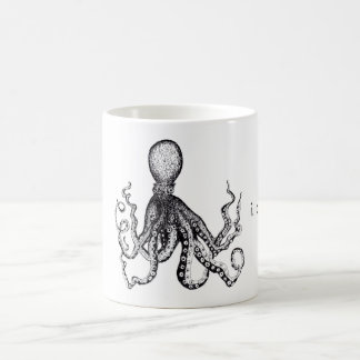 De Café I. Canto. Incluso. Taza del pulpo
