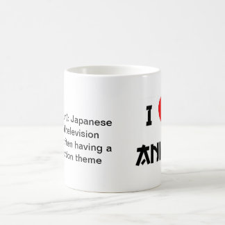 De Café I taza del animado del corazón