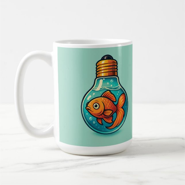 De Café Ideas Brillantes Nadan Profundo - Taza (Izquierda)