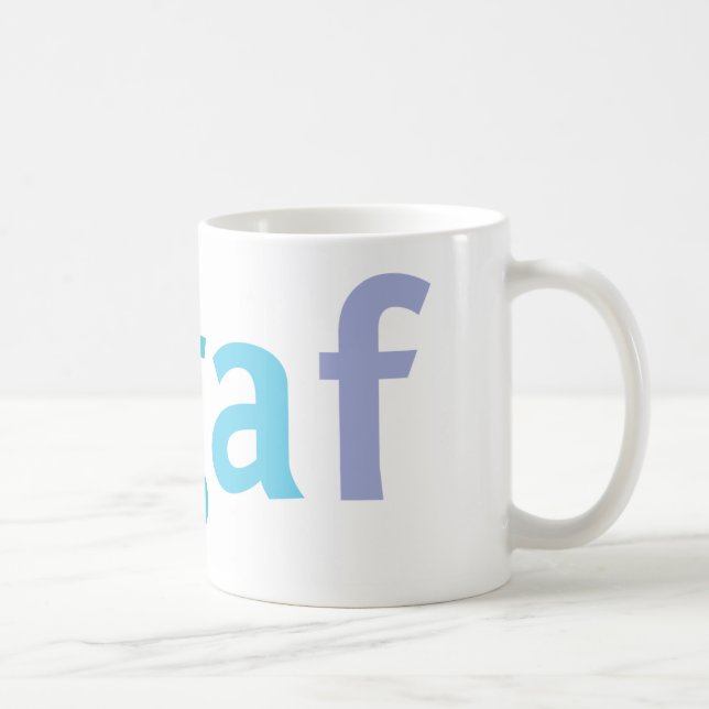 De Café IDGAF sobre esta taza (Derecha)