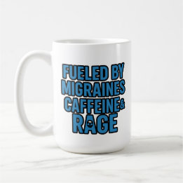 De Café Impulsado por Migrañas, Cafeína y Rabia – Taza Clá