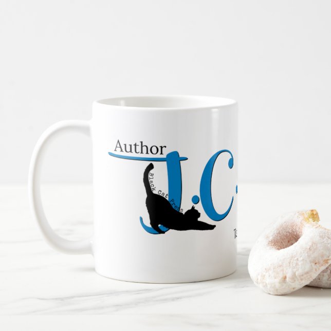 De Café J.C. Taza del autor del ala (Con donut)