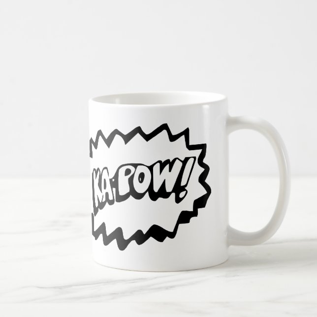 De Café ¡Kapow! Taza (Derecha)