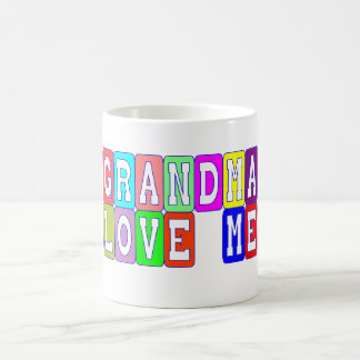 De Café la abuela me ama taza