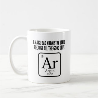 De Café La buena química bromea taza divertida del argón