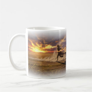 De Café La cadena Fuego y Tormenta Dos Almas Taza