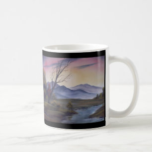 De Café La caída grande MountainsTwo echó a un lado taza