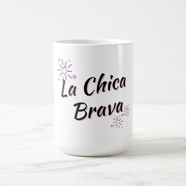 DE CAFÉ LA CHICA BRAVA "MUJER FEROZ" TAZA  (Centro)
