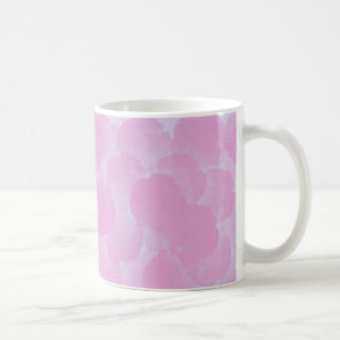 De Café La croma rosada subió florece taza