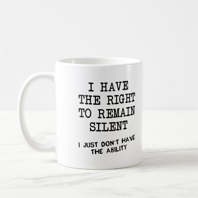 De Café La derecha a sigue siendo taza divertida (Izquierda)