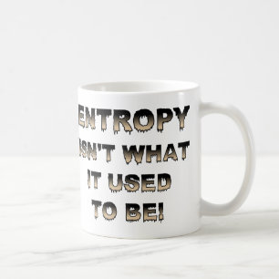 De Café La entropía no es lo que era taza divertida