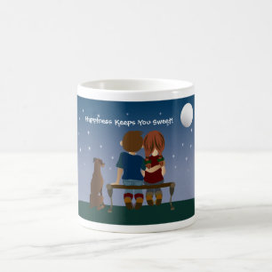 De Café La felicidad le guarda taza dulce