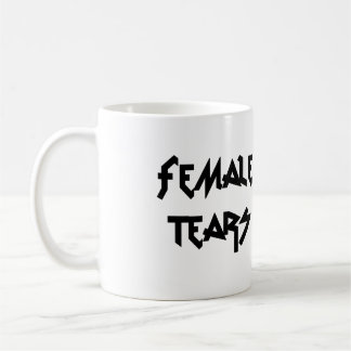 De Café La hembra rasga la taza