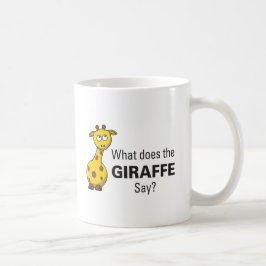De Café La jirafa traiciona la taza