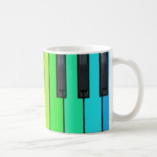 De Café la llave del piano diseñó la taza