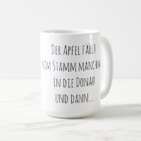 La manzana / Taza alemana