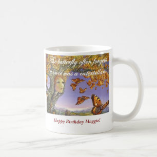 De Café La "mariposa olvida" la taza