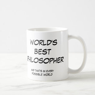 De Café La mejor taza blanca (izquierda) del filósofo del