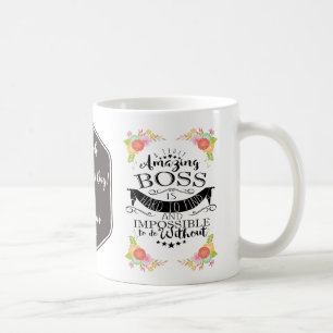 De Café la mejor taza del jefe, taza modificada para