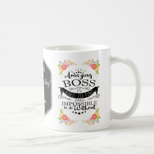 De Café la mejor taza del jefe, taza modificada para (Derecha)